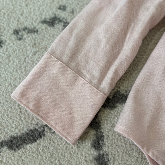 Pink Button Down "Boyfriend Shirt"- Old Navy - Picture 6 of 8